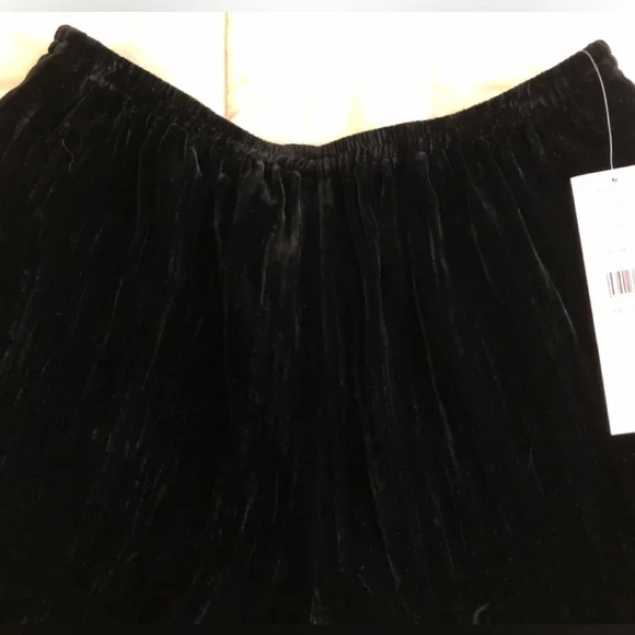 NWT Chaus Velvet Trousers Black Rayon/Silk Blend Size 12 - Picture 4 of 7